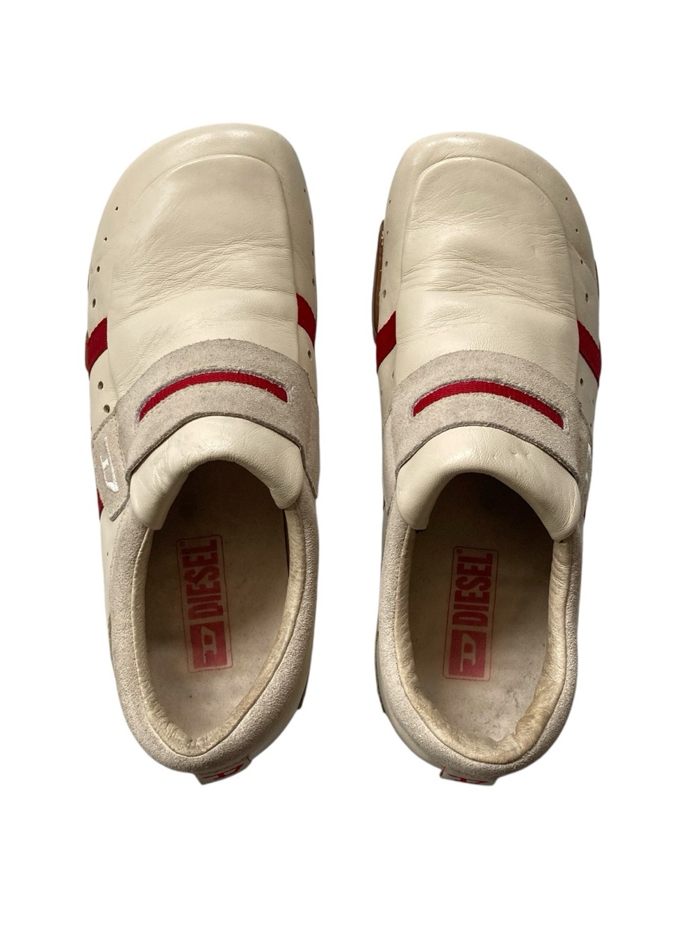 Vintage 2000s Diesel Leather Sporty Loafers 🍎